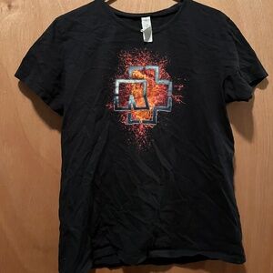 Large - Vintage Rammstein WOMENS baby doll. Front and Back print